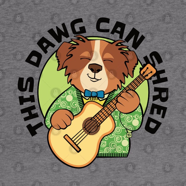 This Dawg Can Shred Guitar by Sue Cervenka